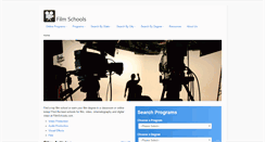 Desktop Screenshot of filmschools.com